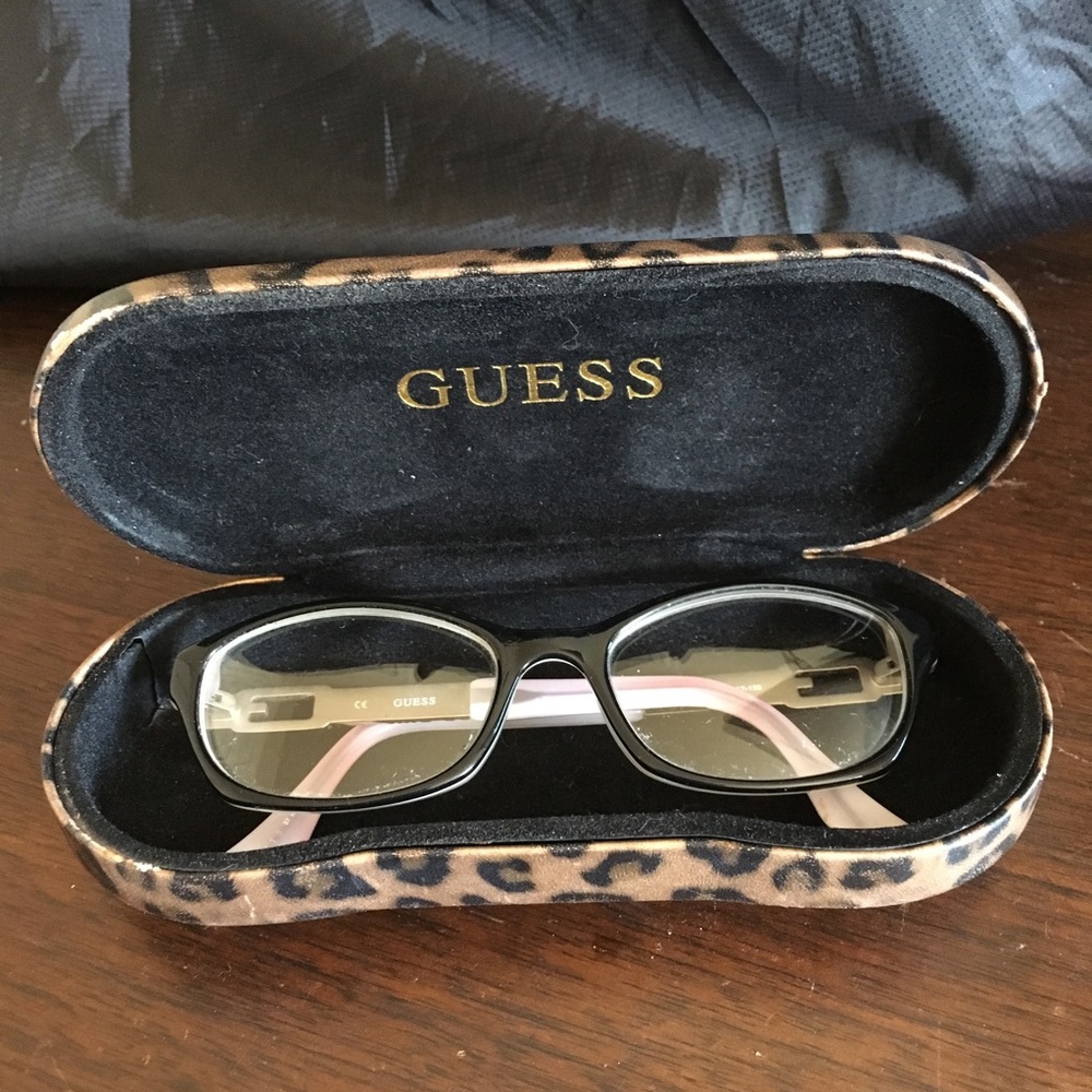 {GUESS} Rx glasses frames & case